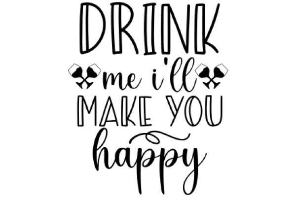 Drink, Make Me Happy: A Playful Guide to Happiness