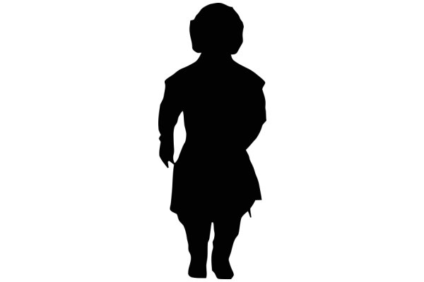 Silhouette of a Person in a Silhouette of a Person