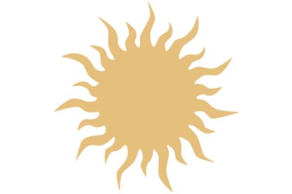 Radiant Sun Symbol: A Golden Emblem of Energy and Light