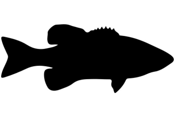 Silhouette of a Fish: A Visual Study of Aquatic Life