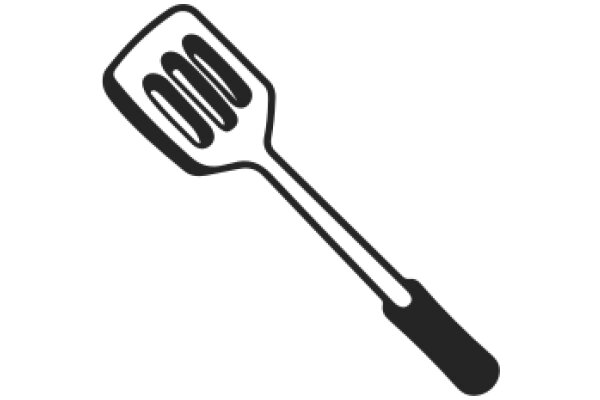 Simplified Icon of a Spatula with Holes