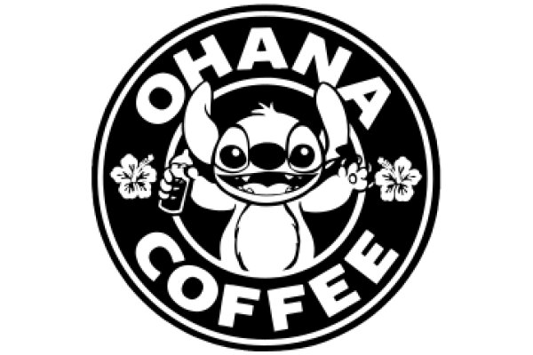 Stylized Logo for 'Ohana Coffee' with a Characteristic