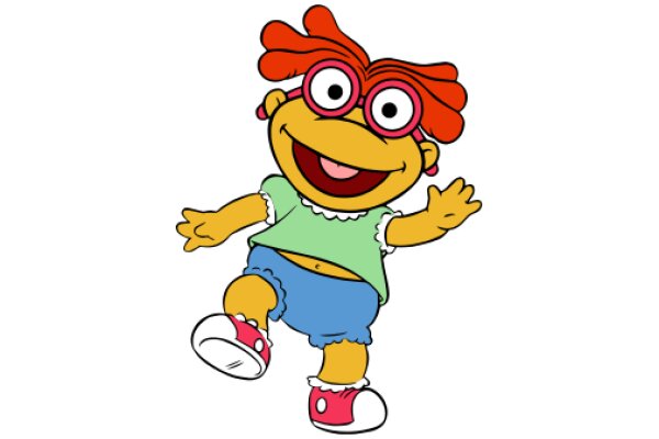 A Joyful Cartoon Character: The Sesame Street Elmo