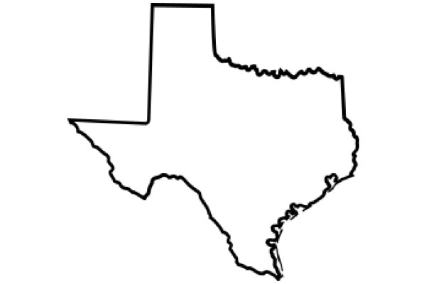 Simplified Texas State Outline