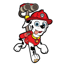 A Playful Adventure: The Dalmatian Firefighter