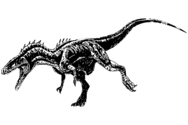 A Classic Illustration of a Velociraptor