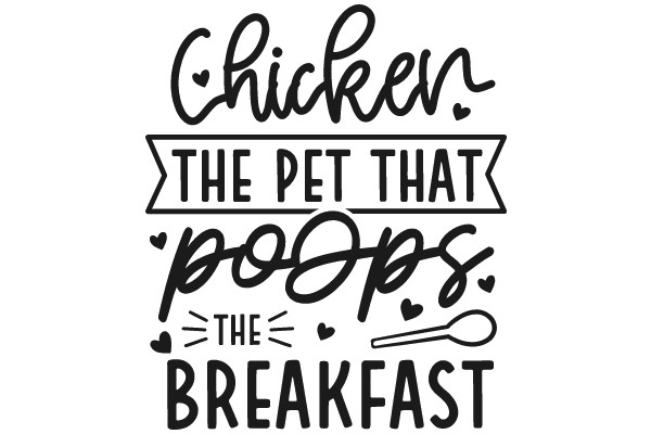 Chicken, The Pet That Poops: A Playful Take on the Breakfast of Champions