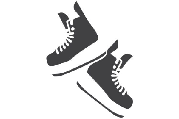 A Pair of Sneakers in a White Background