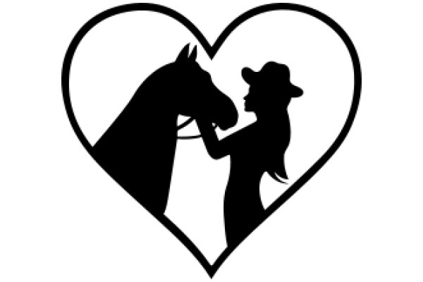 A Silhouette of a Cowboy and His Horse