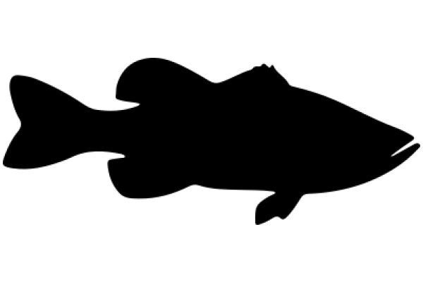 Silhouette of a Fish: A Simple yet Captivating Image