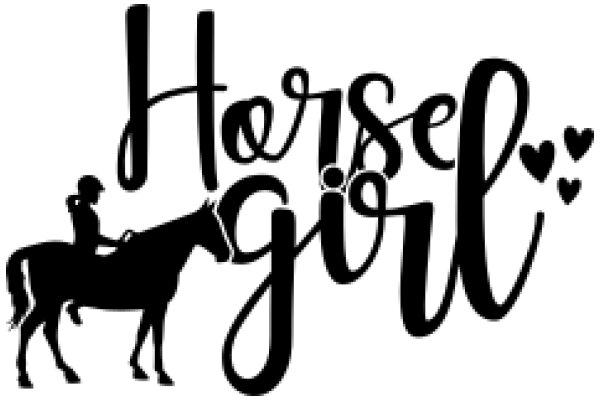 Horse Girl: A Silhouette of a Rider and Her Horse