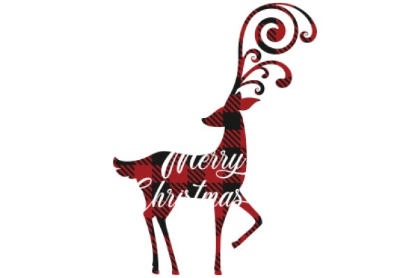 Merry Christmas: A Festive Deer Design