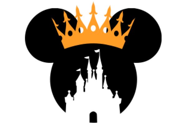 A Silhouette of a Castle and a Crown, Symbolizing Royalty and Power.