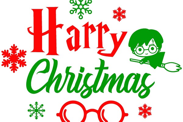 Happy Holidays: A Festive Christmas Greeting with a Touch of Harry Potter Magic