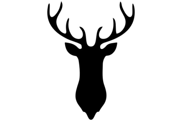 Stylized Deer Head Silhouette