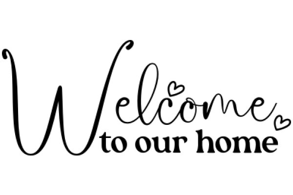 Welcome to Our Home: A Sign of Hospitality and Love