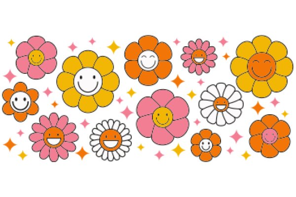 A Delightful Garden of Smiling Flowers