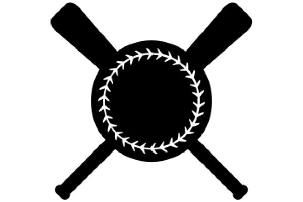 Baseball Bat and Ball Logo