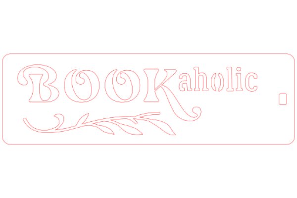 BookKaholic: A Graphic Design of a Book Cover