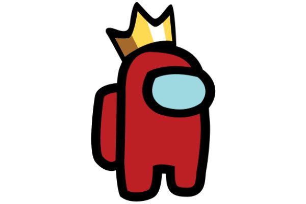 A Vibrant Cartoon Character with a Crown, Embracing a Modern Style.