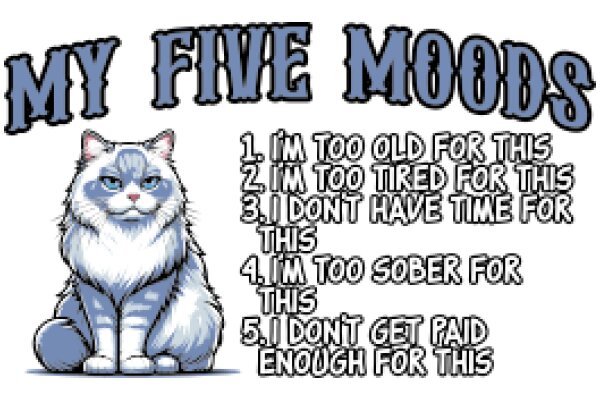 My Five Moods: A Cat's Perspective on Life