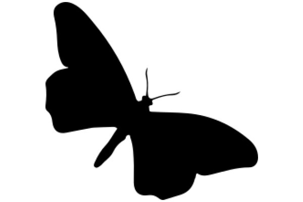 Silhouette of a Butterfly: A Symbol of Transformation and Beauty