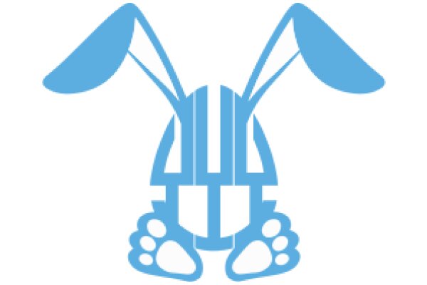 Stylized Blue Bunny Logo