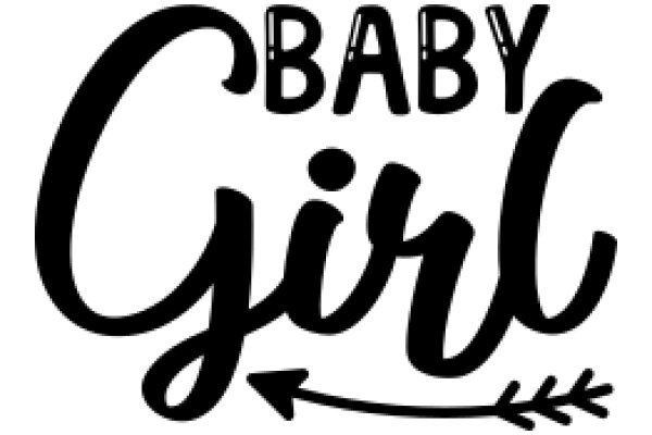 Baby Girl: A Graphic Design of a Baby Girl's Name