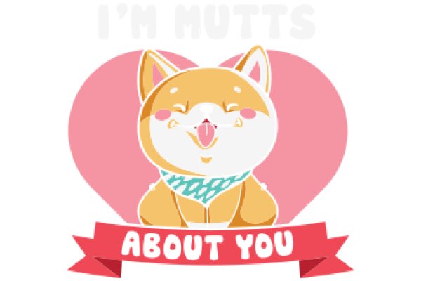 A Cute Cartoon Dog with a Heartfelt Message