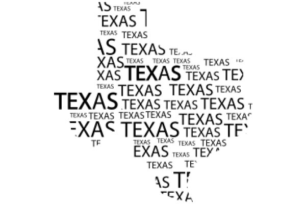 The Art of Language: A Visual Exploration of the Word 'Texas'