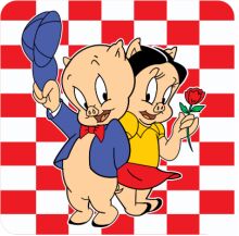 A Playful Encounter: The Adventure of Piglet and Porky Pig