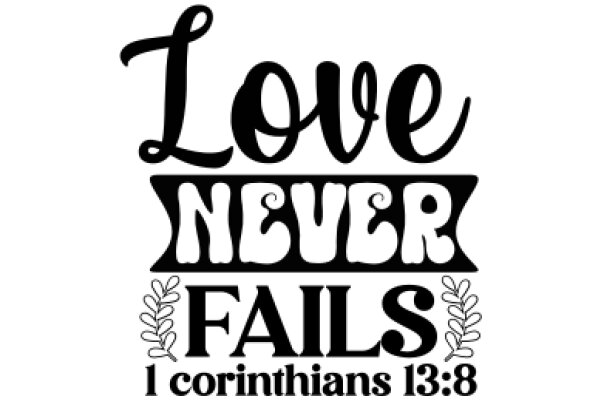 Love Never Fails: 1 Corinthians 13:8