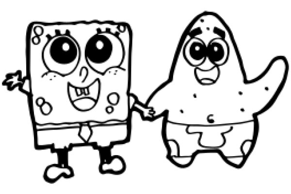 A Playful Pair: SpongeBob and Patrick Star