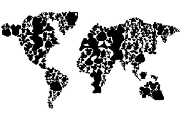 Silhouette of the World Map