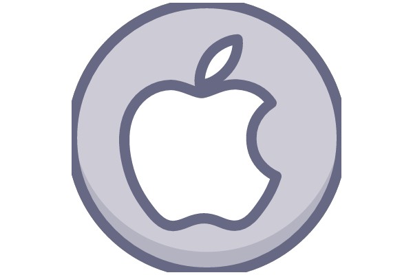 A Digital Apple Logo