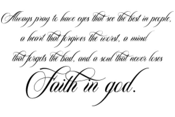 Inspirational Quote: A Heartfelt Message of Faith and Hope