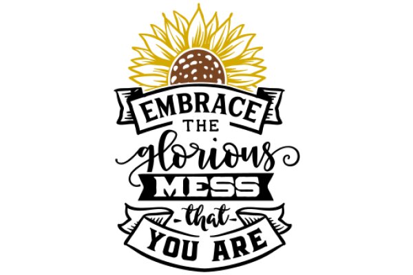 Embrace the Glorious Mess: A Motivational Quote