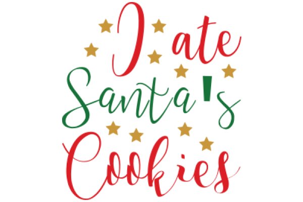 Holiday Greeting: A Festive Message from Santa's Cookies