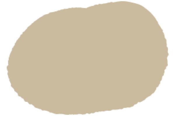 A Solid Beige Circle on a White Background