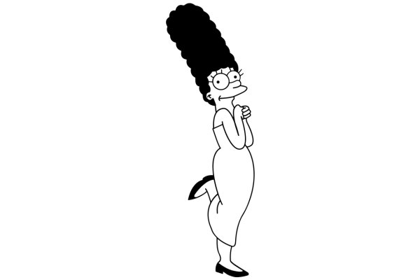 Simpsons: Marge Simpson's Iconic Hairstyle