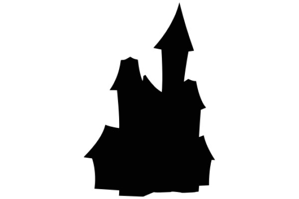 Silhouette of a Castle-like Structure