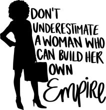 Empowerment and Ambition: A Silhouette of a Woman's Journey