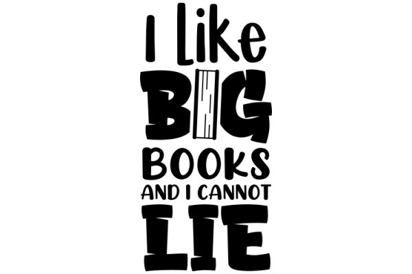 I Like Big Books and I Cannot Lie