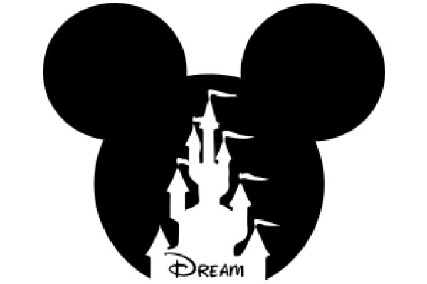 Disney Dream: A Silhouette of Mickey Mouse and Sleeping Beauty Castle