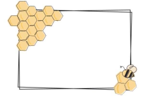 A Honeycomb-Inspired Artwork with a Playful Twist