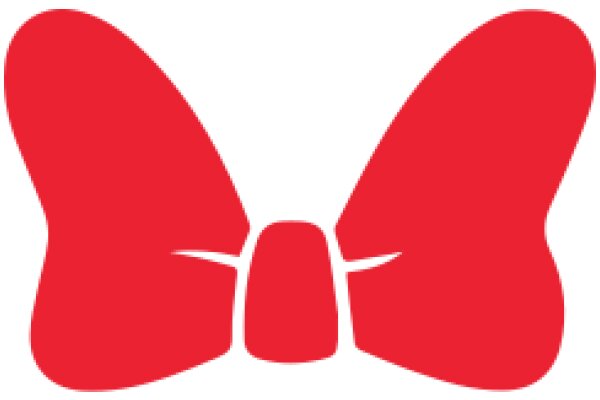 A Red Butterfly on a White Background