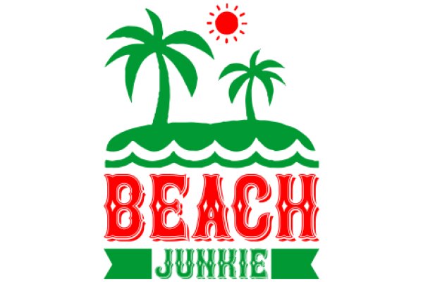 Beach Junkie: A Graphic Design Showcasing a Tropical Paradise