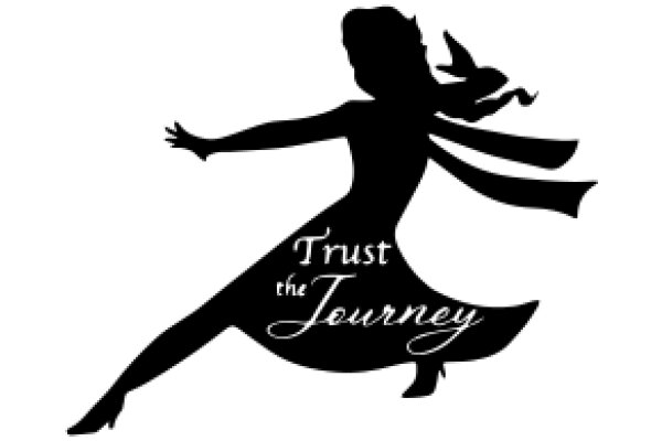 Trust the Journey: A Silhouette of a Dancer with a Bird in Flight