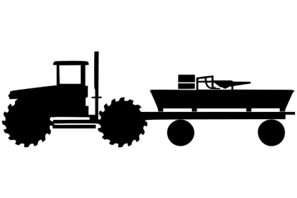 A Simplistic Illustration of a Tractor Pulling a Boat