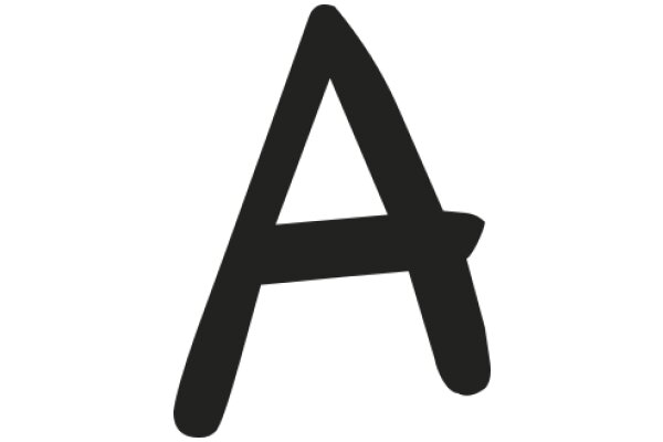 Simplistic Black Letter A